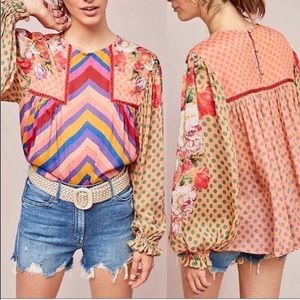 Anthropologie Blink London Miranda Blouse
